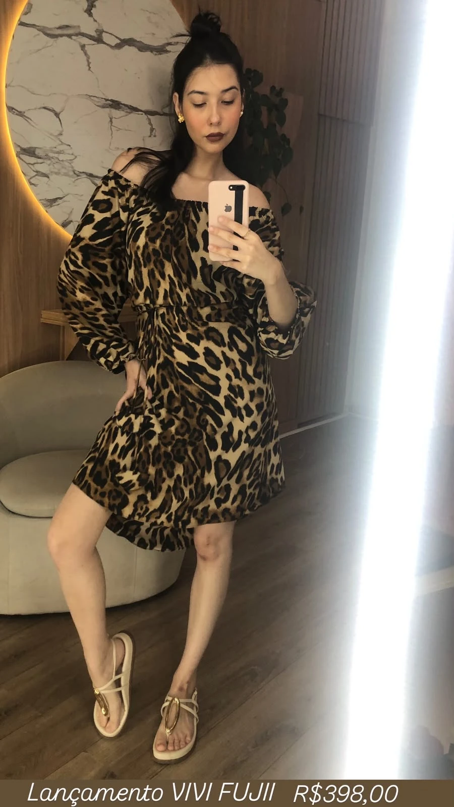 Vestido ombro a ombro