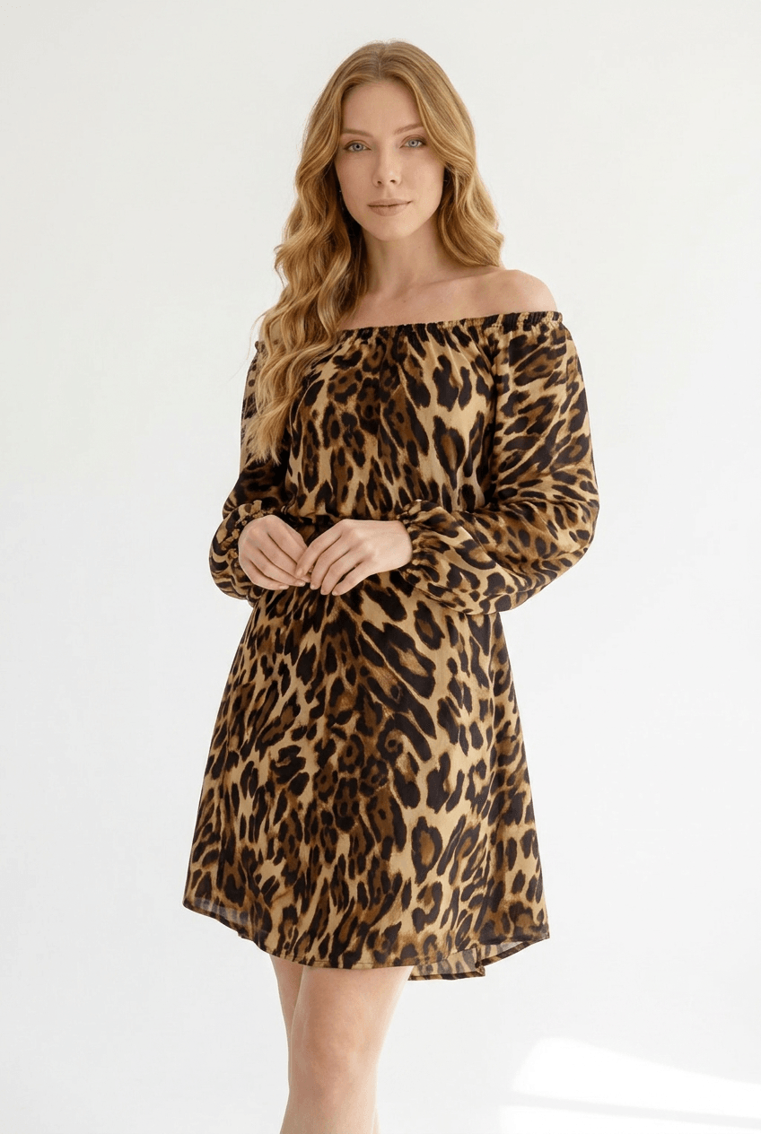 Vestido ombro a ombro
